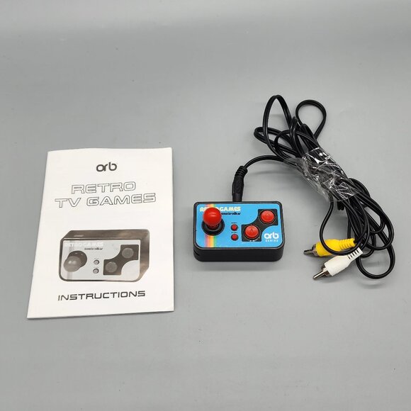 ORB Retro TV Games Controller Plug & Play Joystick w/ AV Cables & Manual - Picture 1 of 4